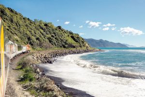 New Zealand - Coastal Pacific South Island train - Luxury train journeys